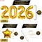 Giant Gold 2026 Number Balloons - 40 Inch | Graduation Balloons 2026 Balloon Numbers | Gold Balloon for Graduation Decorations 2026 Grad Party Decorations 2026 Graduation Decor
